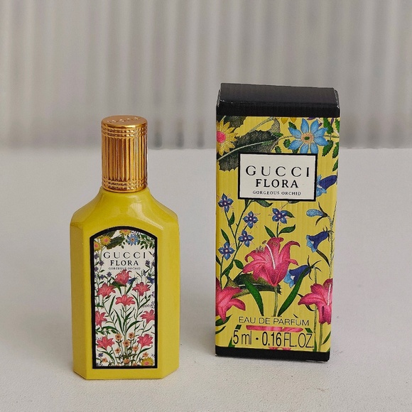 New Gucci Flora Gorgeous Orchid EDP 0.16 oz/ 5 mL Sample - Picture 1 of 1